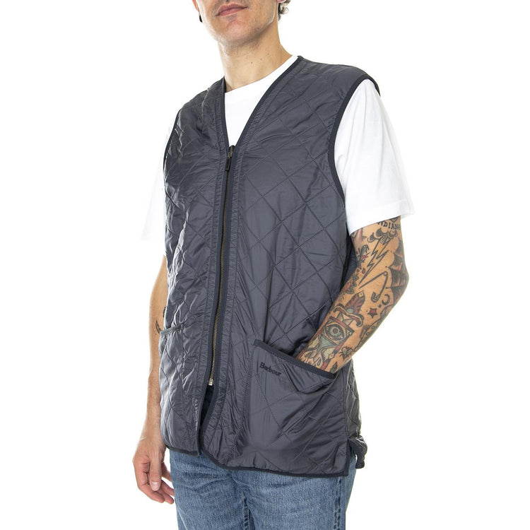 Polarquilt Waistcoat Zip Liner Navy - Giacca Smanicata Uomo Blu 222MMLI0002-NY91 . BARBOUR 