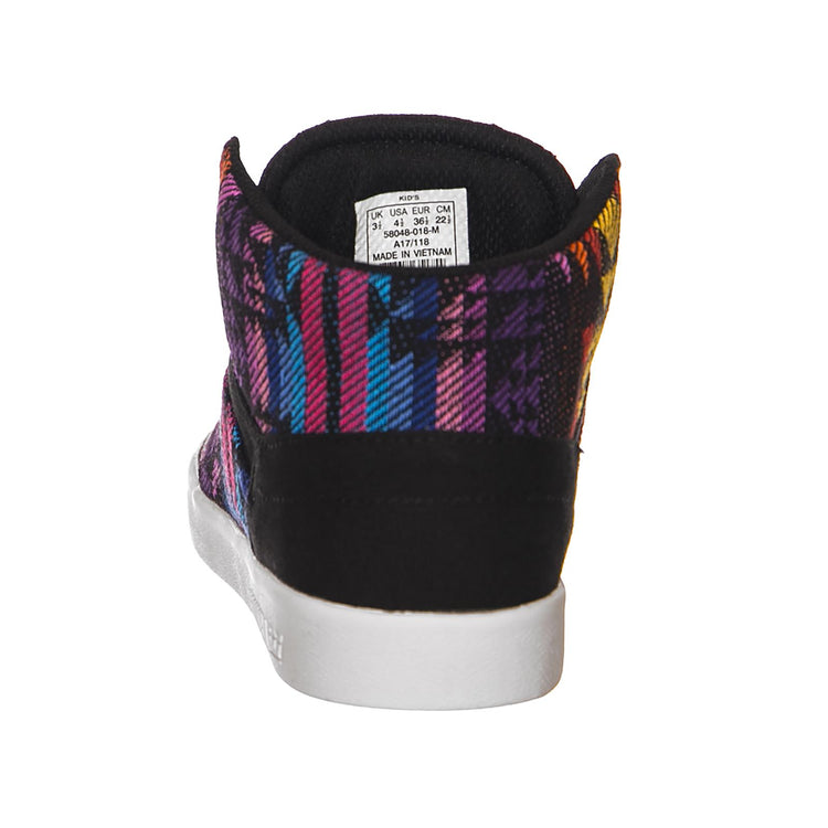 Yorek - Scarpe Profilo Alto Bambino / Bambina Nere  / Multicolore 58048-018  SUPRA 