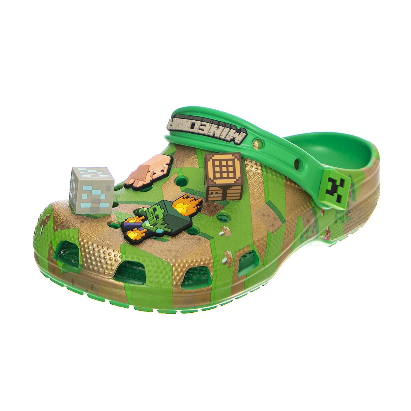 Kids Cls Elevated Minecraft Clog K Military - Sandali Bambino Verdi CR.208473-MLT  CROCS 