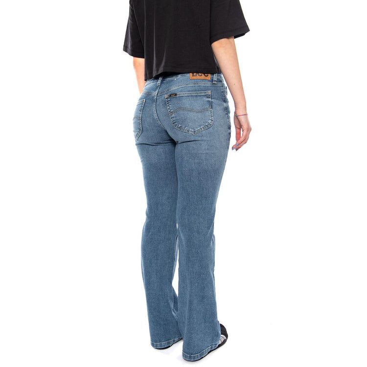 JESSICA RISING SIGN BLUE - Pantaloni Denim Jeans Donna Blu 112355540 BL LEE 