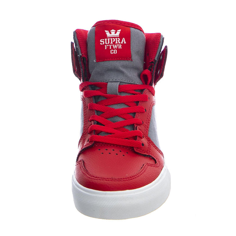 Kids Vaider Cornerstone 614 Sneakers - Red / Dark Grey / White - Scarpe Profilo Alto Bambino Rosse / Grige 58201-614-M-614  SUPRA 