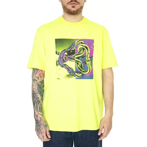 M Graphic T-Shirt Led Yellow - Maglietta Girocollo Uomo Gialla NF0A823Y8NT1  THE NORTH FACE 