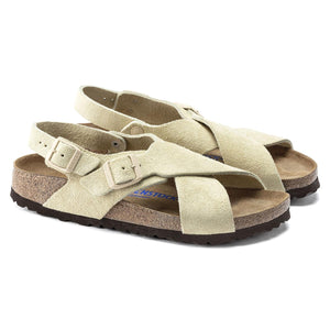 W' Tulum SFB Almond, Suede Leather - Sandali Donna Beige 1021535  BIRKENSTOCK 