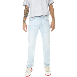 501 Levi's Original Z0914 Light Indigo - Pantaloni Denim Jeans Uomo Blu Chiaro 00501-3330 . LEVIS 