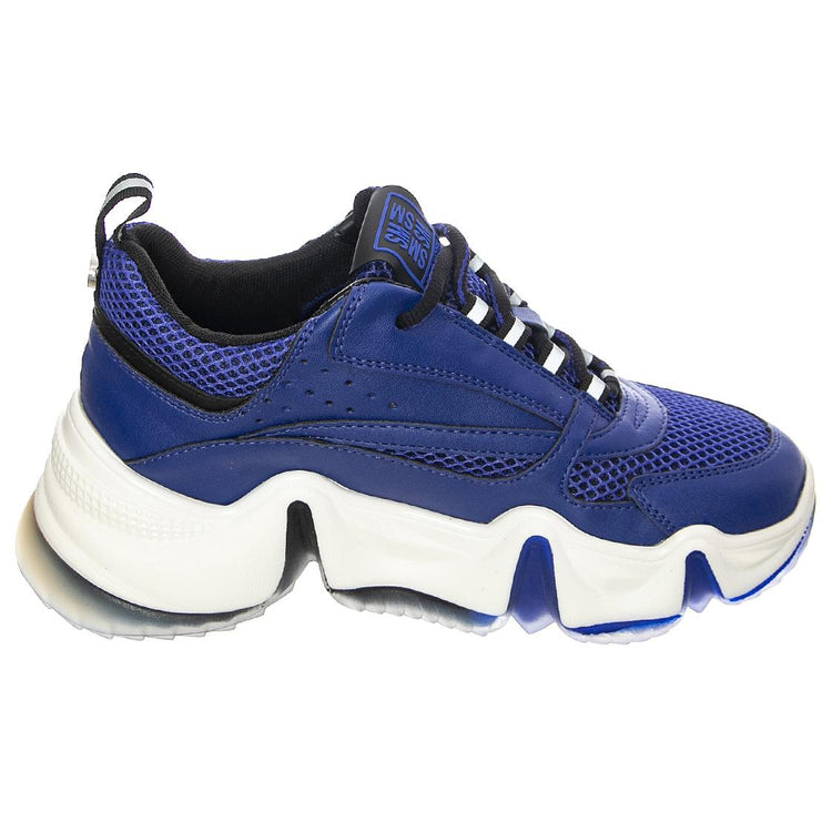 City Soul Blue - Scarpe Stringate Profilo Basso Donna Blu SMPCITY SOUL-COB  STEVE MADDEN 