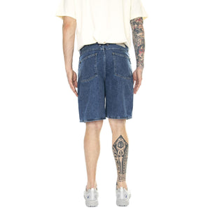 Tyrell Short Mid Marble Wash - Bermuda Denim Jeans Uomo Blu I033423.01.J9.  EDWIN 