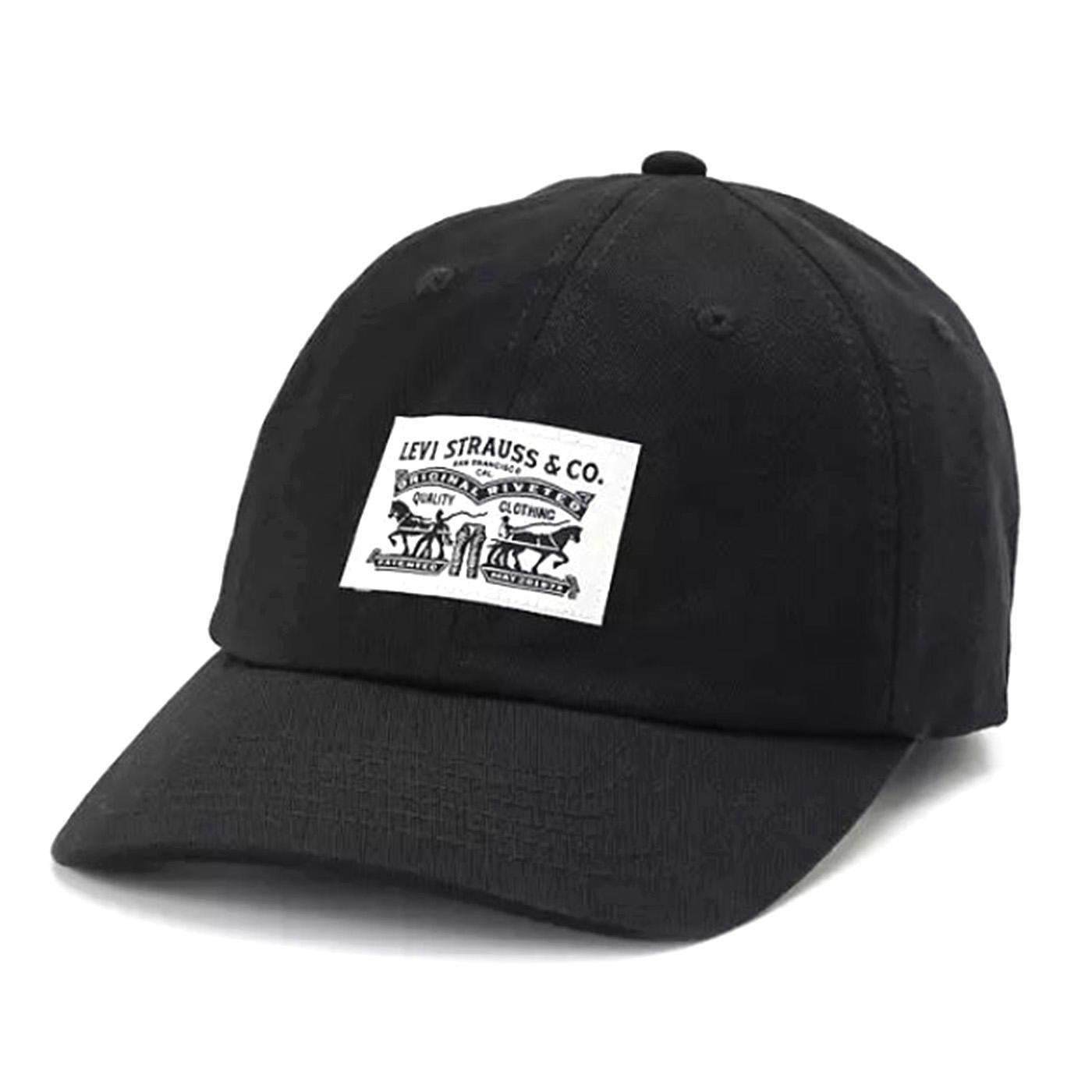 Relaxed Dad Heritage Cap Caviar Black - Cappellino Nero 000A9-0000  LEVIS 