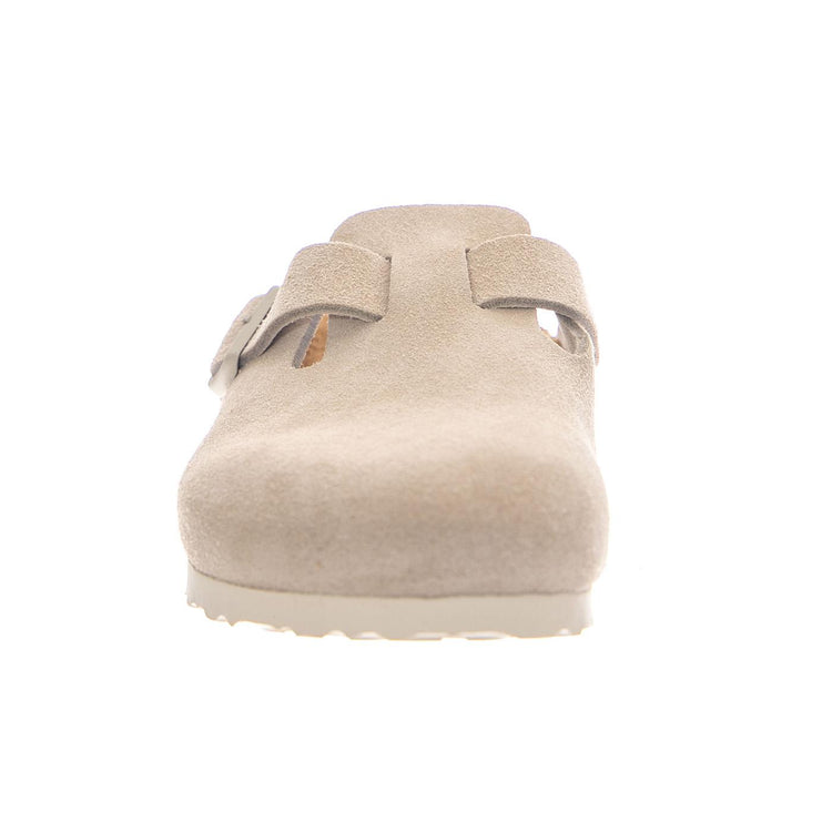 BOSTON SUEDE LEATHER NARROW FIT OYSTER - Sandali Unisex Grigi 1031662 OYT BIRKENSTOCK 