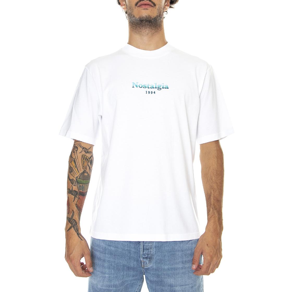 Flow White - Maglietta Girocollo Uomo Bianca S22TFLOW-WHT  USUAL 