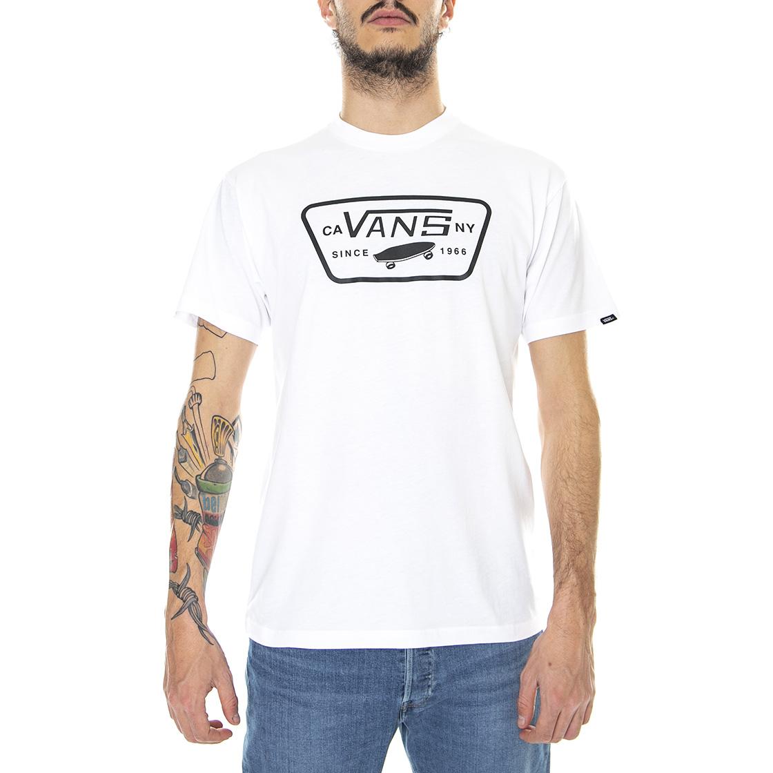 Mens Full Patch White T-Shirt V00QN8YB2  VANS 