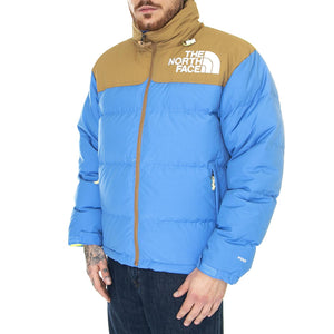 M 92 Low-Fi Hi-Tek Nuptse Supersonic Blue / Utility Brown - Giacca Uomo Blu / Marrone NF0A7ZYPTV81  THE NORTH FACE 