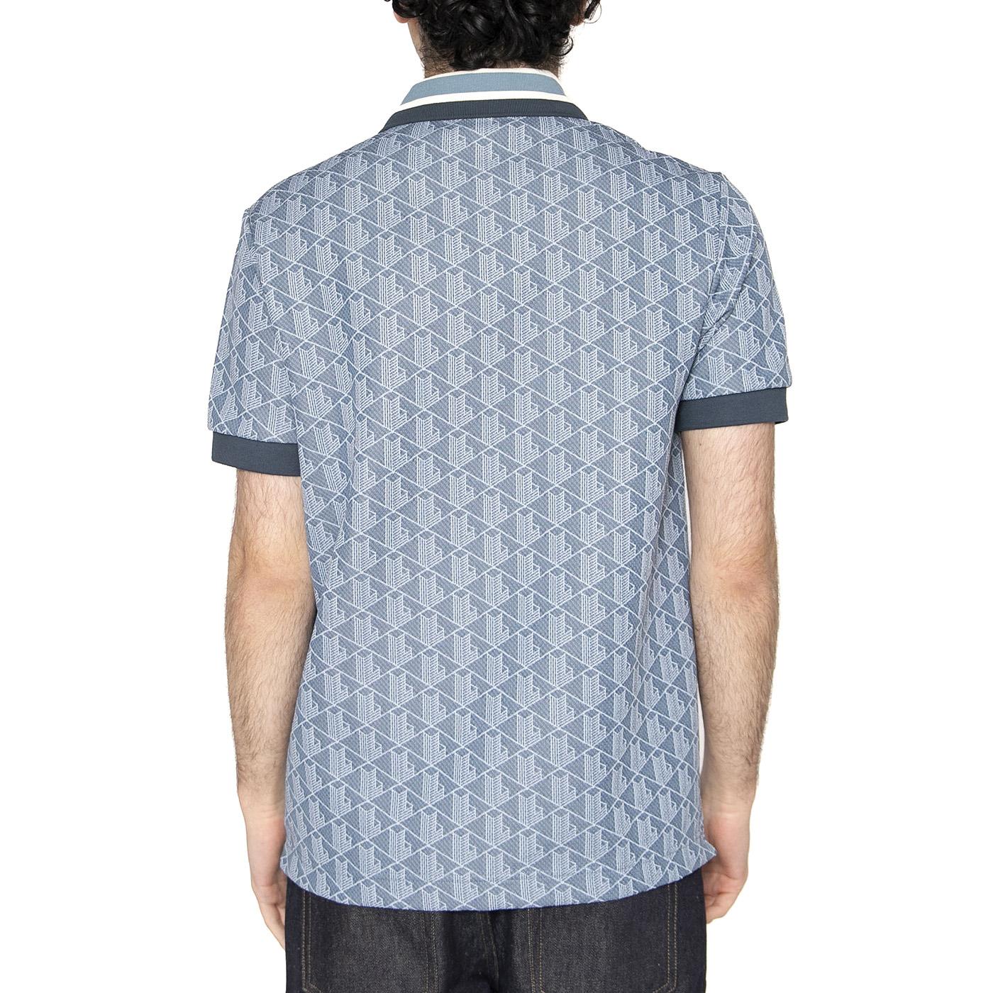 Maglietta M/C HGI Blu Polo Shirt - Polo Uomo Blu DH1417-HGI  LACOSTE 