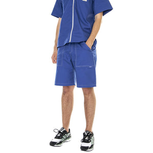 M' Buffer Short Royale Blue - Bermuda Uomo Blu S23SPBUFF-BLUE  USUAL 