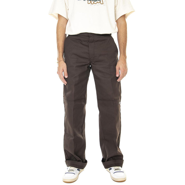 Double Knee Rec Dark Brown - Pantaloni Uomo Marroni DK0A4XK3DBX1  DICKIES 