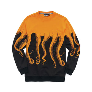 BLACK OCTOPUS CREWNECK ORANGE 113318_7  OCTOPUS 