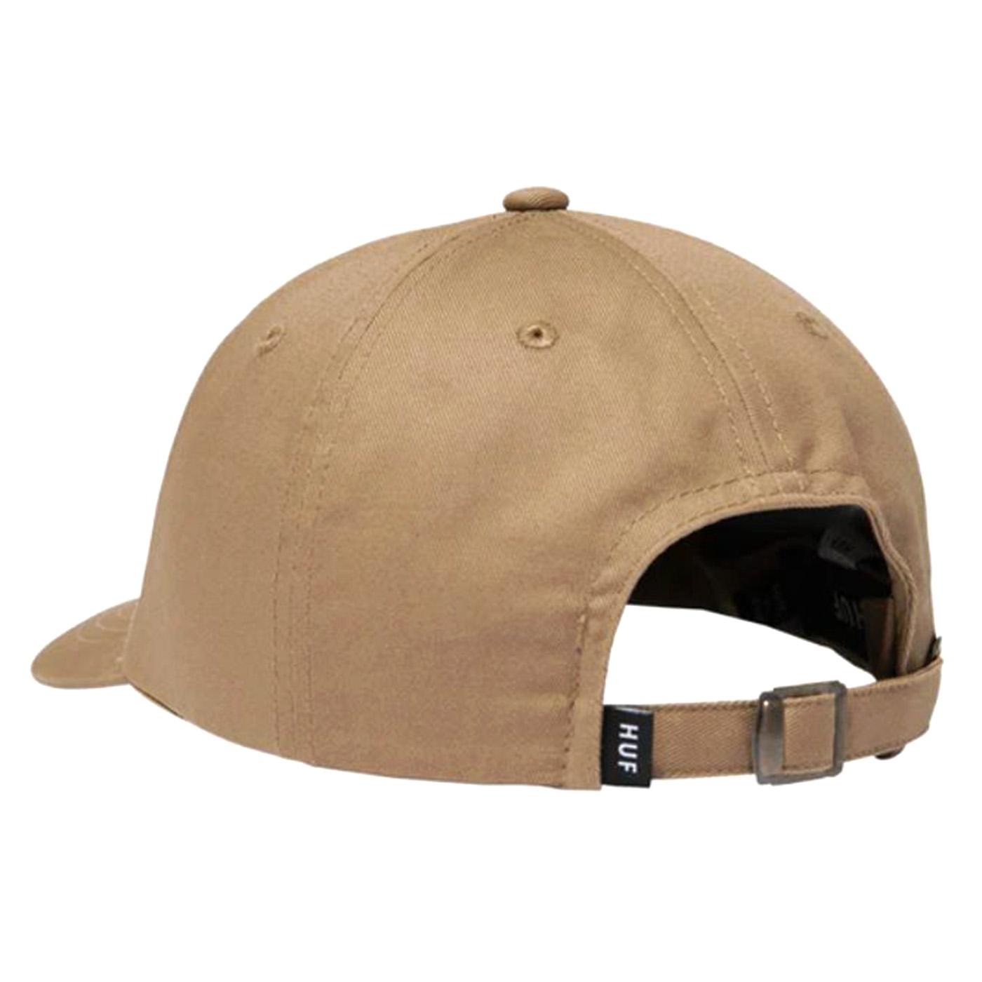 Huf Set OG CV 6 panel Hat Stone - Cappellino con Visiera Marrone HT00716-STONE  HUF 