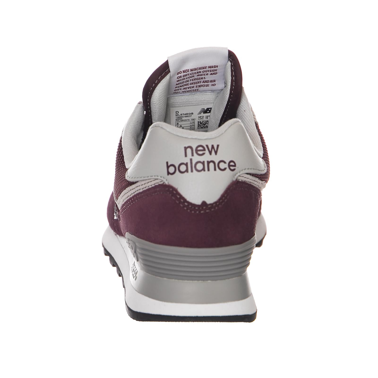 Lifestyle UOMO Suede/Mesh  BURGUNDY NBML574EGB  NEW BALANCE 