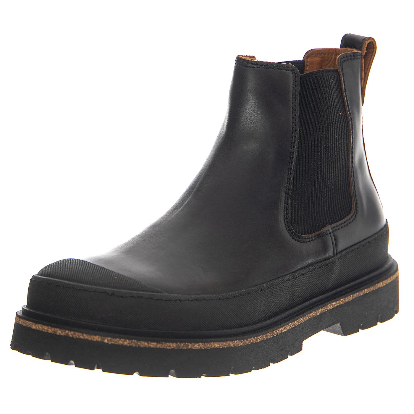 Prescott Slip On Women black, Pull Up Leather - Stivaletti alla Caviglia Donna Marroni 1025218  BIRKENSTOCK 