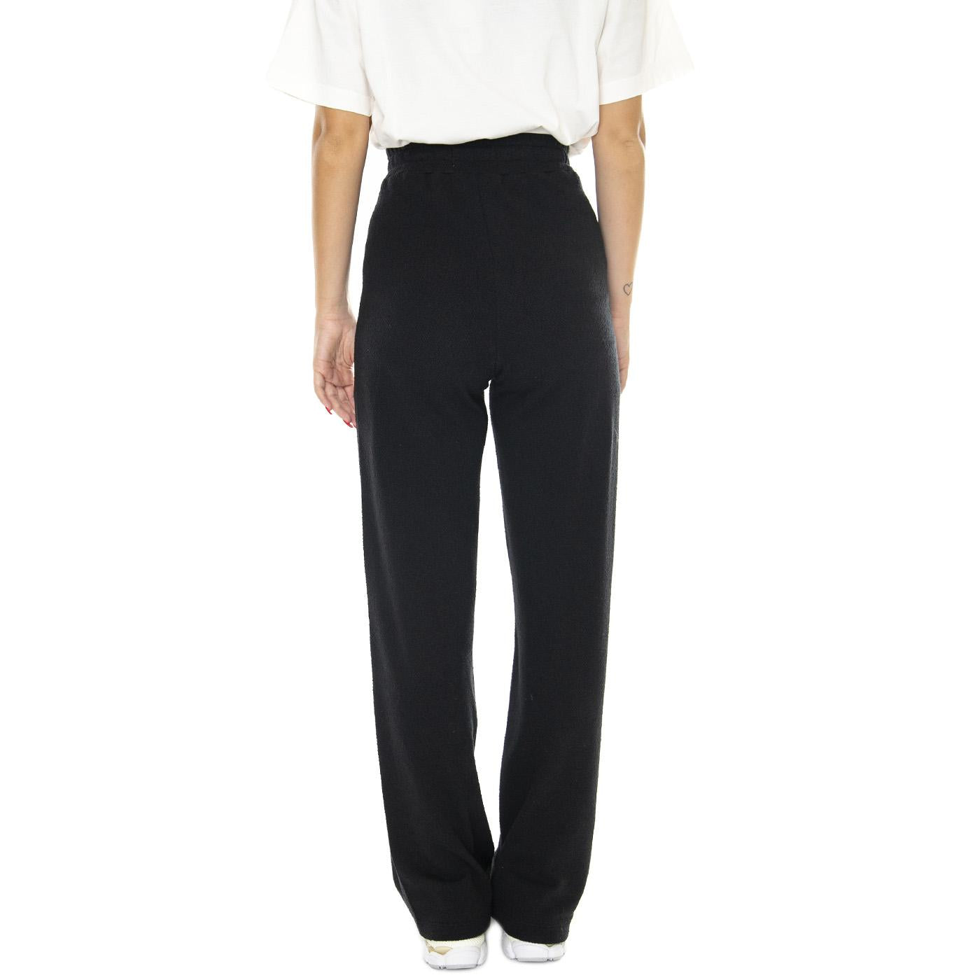 Black Trash Eri Pants - Pantaloni Donna Neri WPT00112  THINKING 