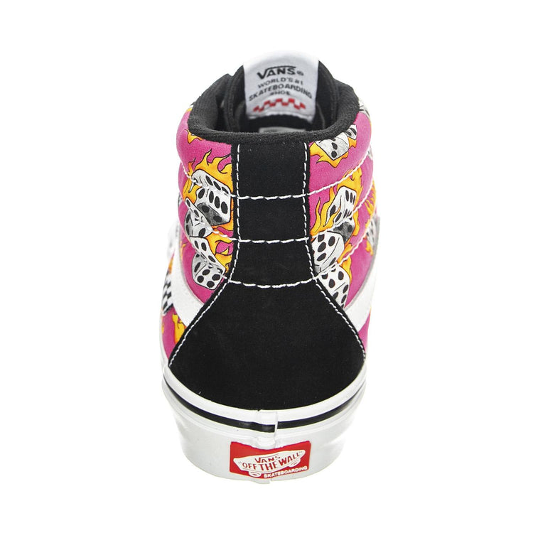 MN Skate SK8-Hi Fuchsia Fedora - Scarpe Stringate Profilo Alto Uomo Nere / Multicolore VN0A5FCCBLM1  VANS 