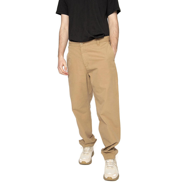 Calder Pant Leather - Pantaloni Uomo Marroni I033128.8YGD  CARHARTT WIP 