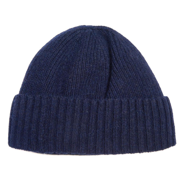 Carlton Beanie Navy - Cappellino a Cuffia Blu Scuro FW22-MHA0449-NY31  BARBOUR 