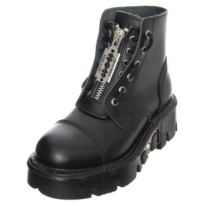 M-Mili 214 Boots - Crust Negro / Reactor Negro - Stivali Donna Neri 38 NRSM-MILI214ASA-C3  NEW ROCK 