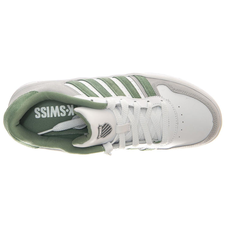Court Pasilades White / Grey Shoes - Scarpe Stringate Profilo Basso Uomo Bianche / Multicolore 06931-950-M  K-SWISS 