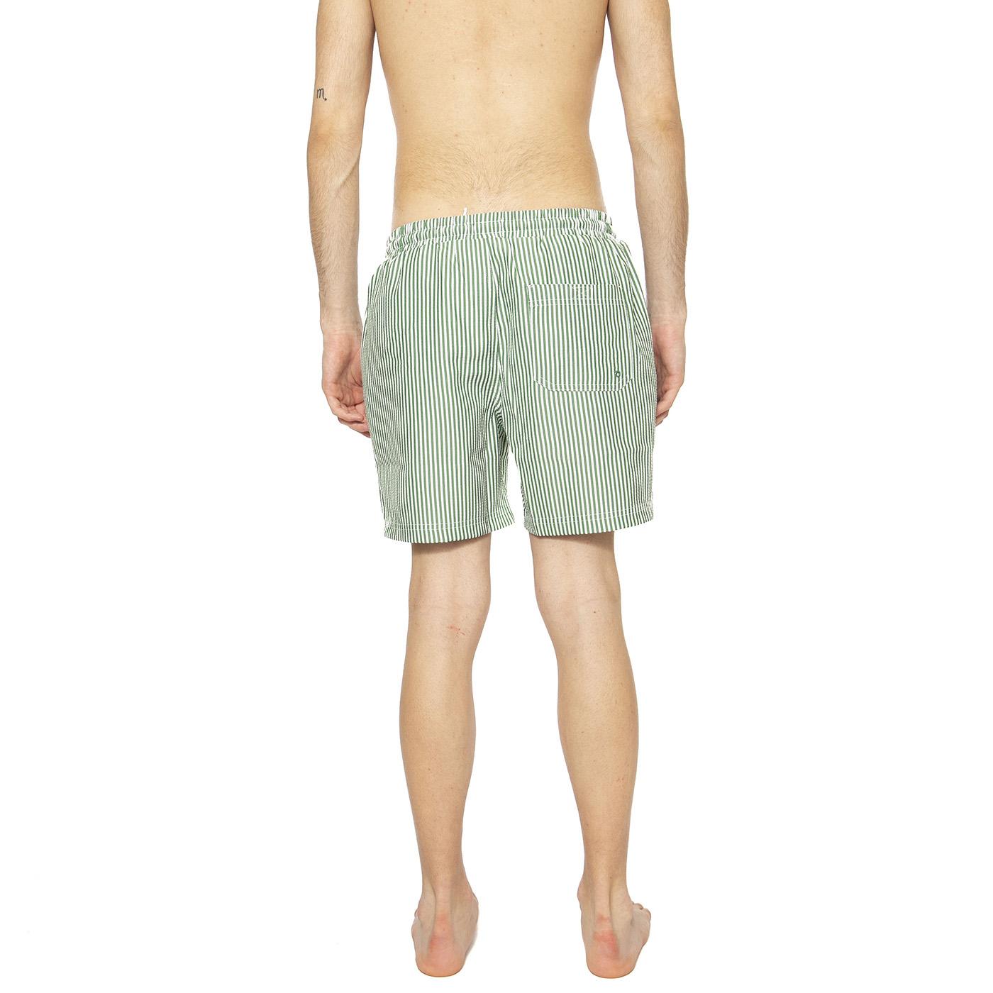 Colby Seersucker F Green Meadow - Costume da Bagno Uomo Multicolore F4SSE078387  FARAH 