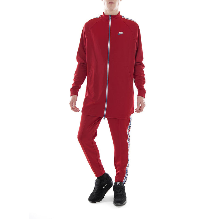 M NSW TAPED TRACK JKT POLY GYM RED/GYM BLUE/SAIL AJ2681-687  NIKE 