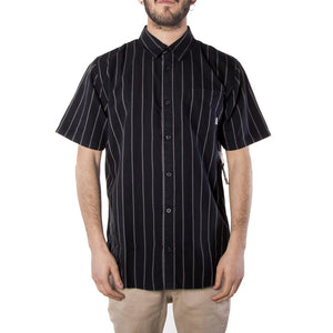 Gilbert Crockett Stripe Shirt - Black / Frost Grey VA3161D7I  VANS 