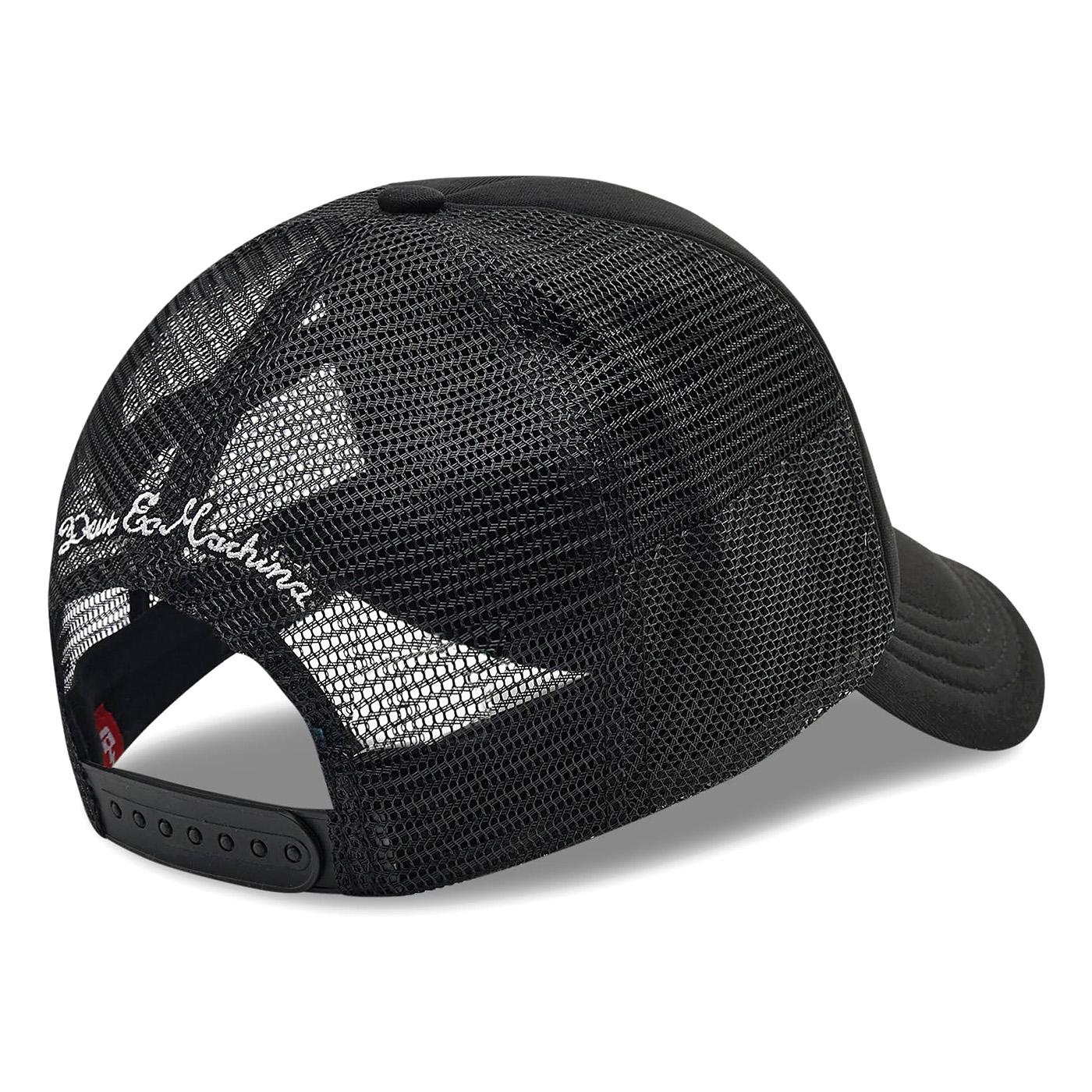 Baylands Trucker Black-White - Cappellino con Visiera Nero DMS07875  DEUS EX MACHINA 