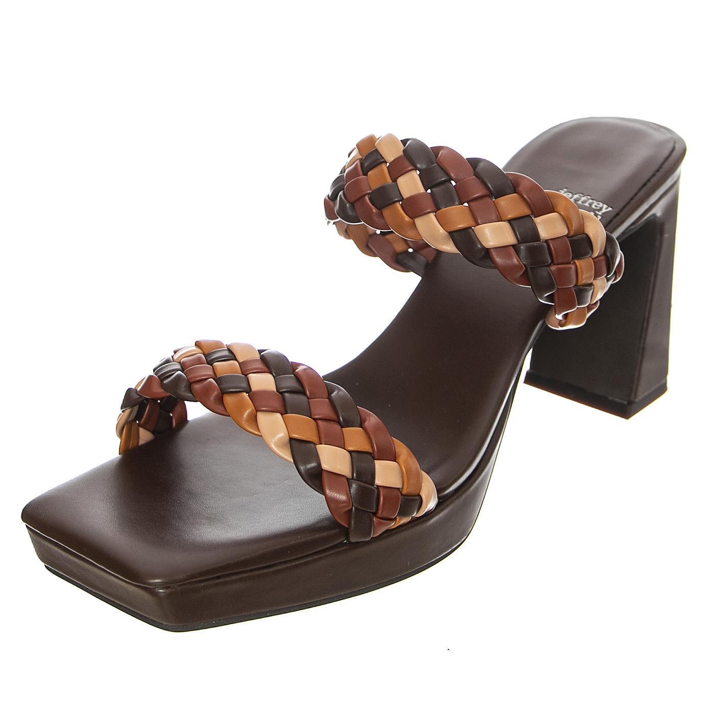 Delicacy Brown Combo Pu - Sandali Donna Marroni JCSJC-1038-1-14- BR  JEFFREY CAMPBELL 