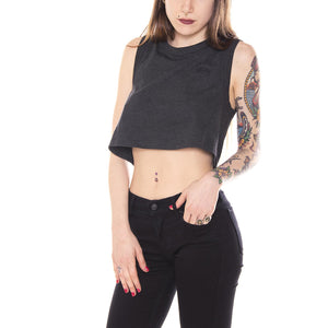 ROSECRANS TANK BLACK HEATHER 214389-BLACK HEATHER  STUSSY 