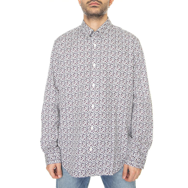 Multicolor Floral Shirt Ivory - Camicia Uomo Avorio / Multicolore 61438-015  BEN SHERMAN 