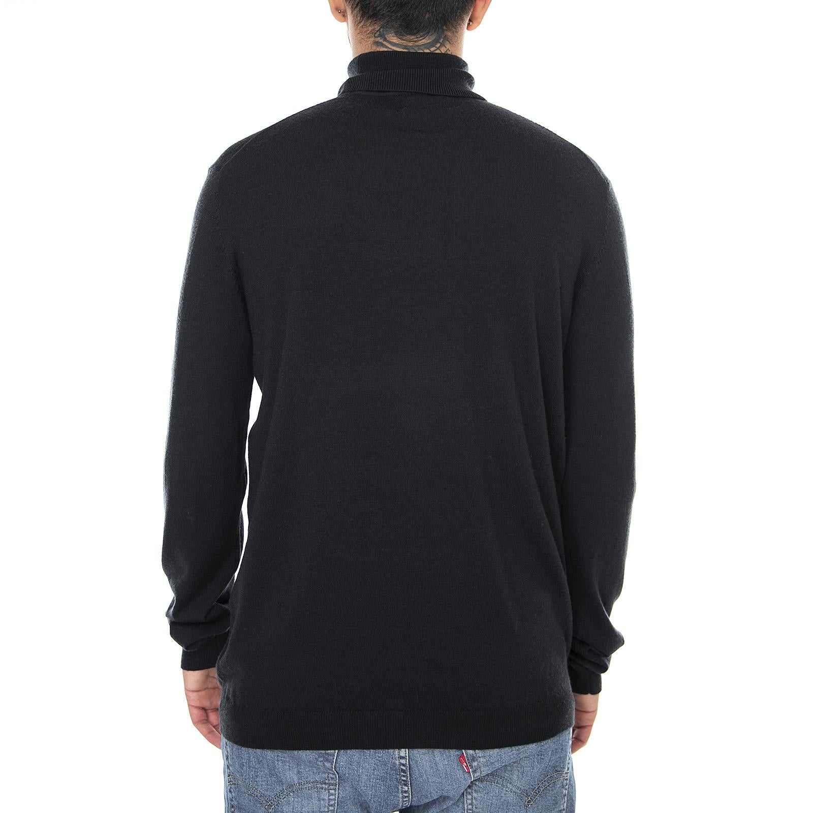 Mens Lashon Turtleneck Sweater - Black - Maglione Collo Alto Uomo Nero 153370108-999  MINIMUM 