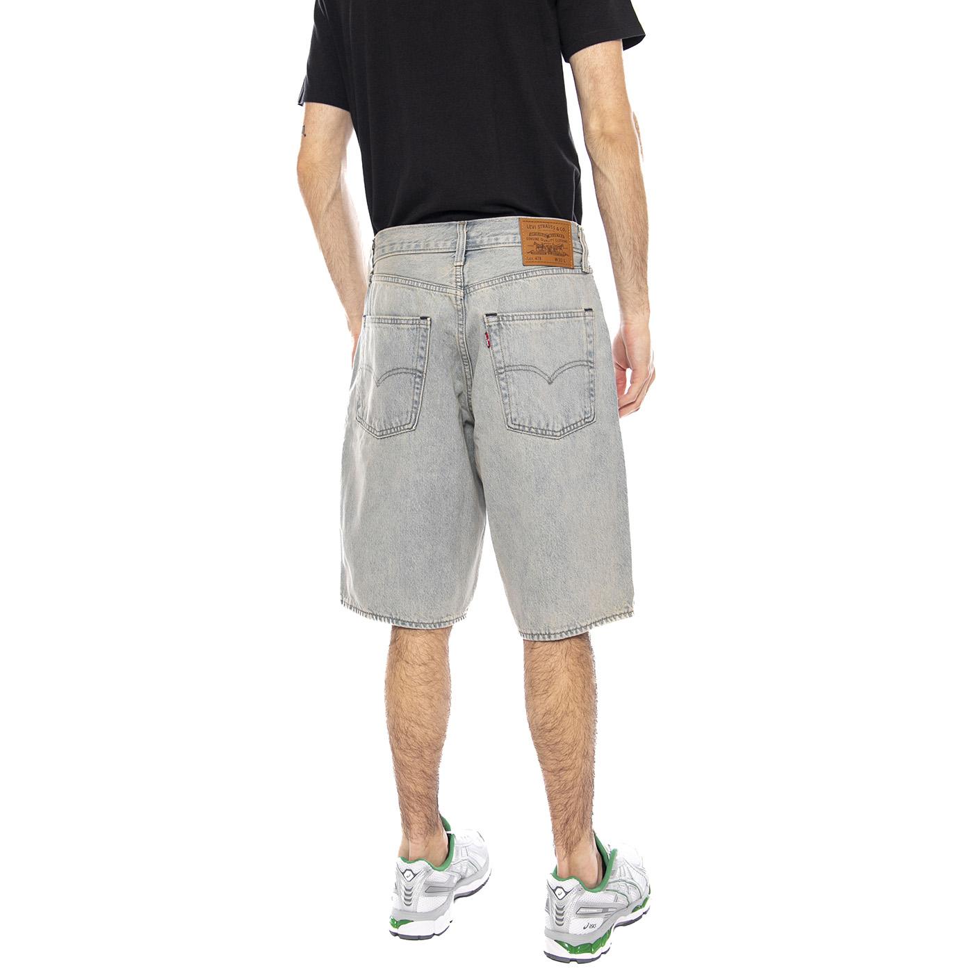 478 Baggy Shorts - Alternative Rock - Shorts Uomo Grigio 001JM 0013 LEVIS 