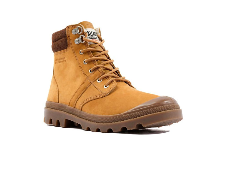 Pallabrousse Sc Wp + Apple Cinnamon - Scarpe Stringate Profilo Alto Uomo Marrone PAS08841-203-M  PALLADIUM 