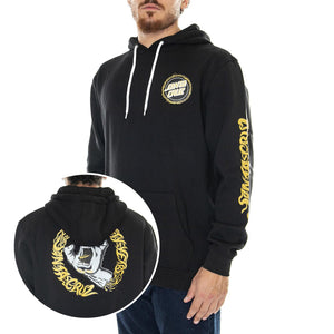 M' Screaming 50 Hood Black - Felpa con Cappuccio Uomo Nera Screaming 50 Hood Black  SANTA CRUZ 