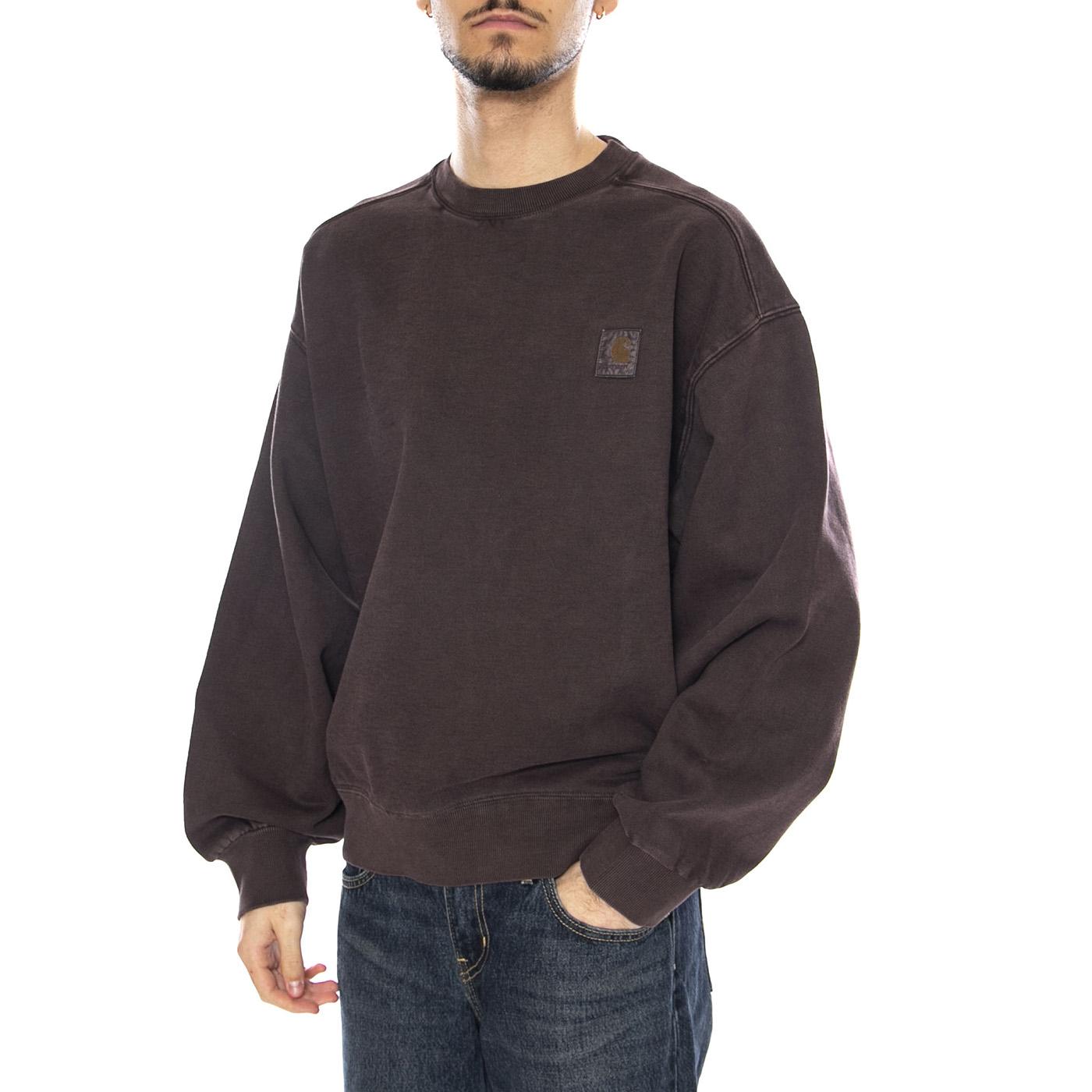 Vista Sweat -- Felpa Uomo Palisander Marrone I029522.33HGD . CARHARTT WIP 