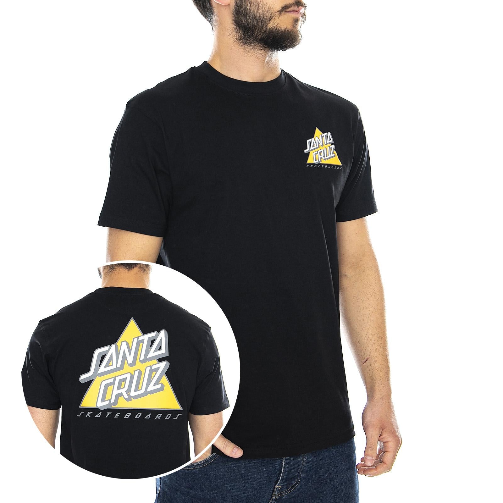  Not A Dot T-Shirt Black  SANTA CRUZ 