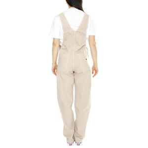 W' Garrison Bib Tonic /stone dyed - Salopette Donna Beige I033138.1YC4J  CARHARTT WIP 