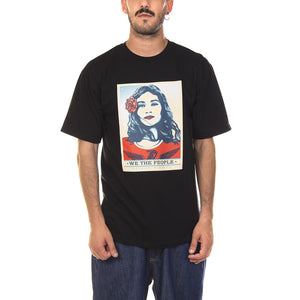 DEFEND DIGNITY BASIC S/S TEE M BLACK 86214_4  OBEY 