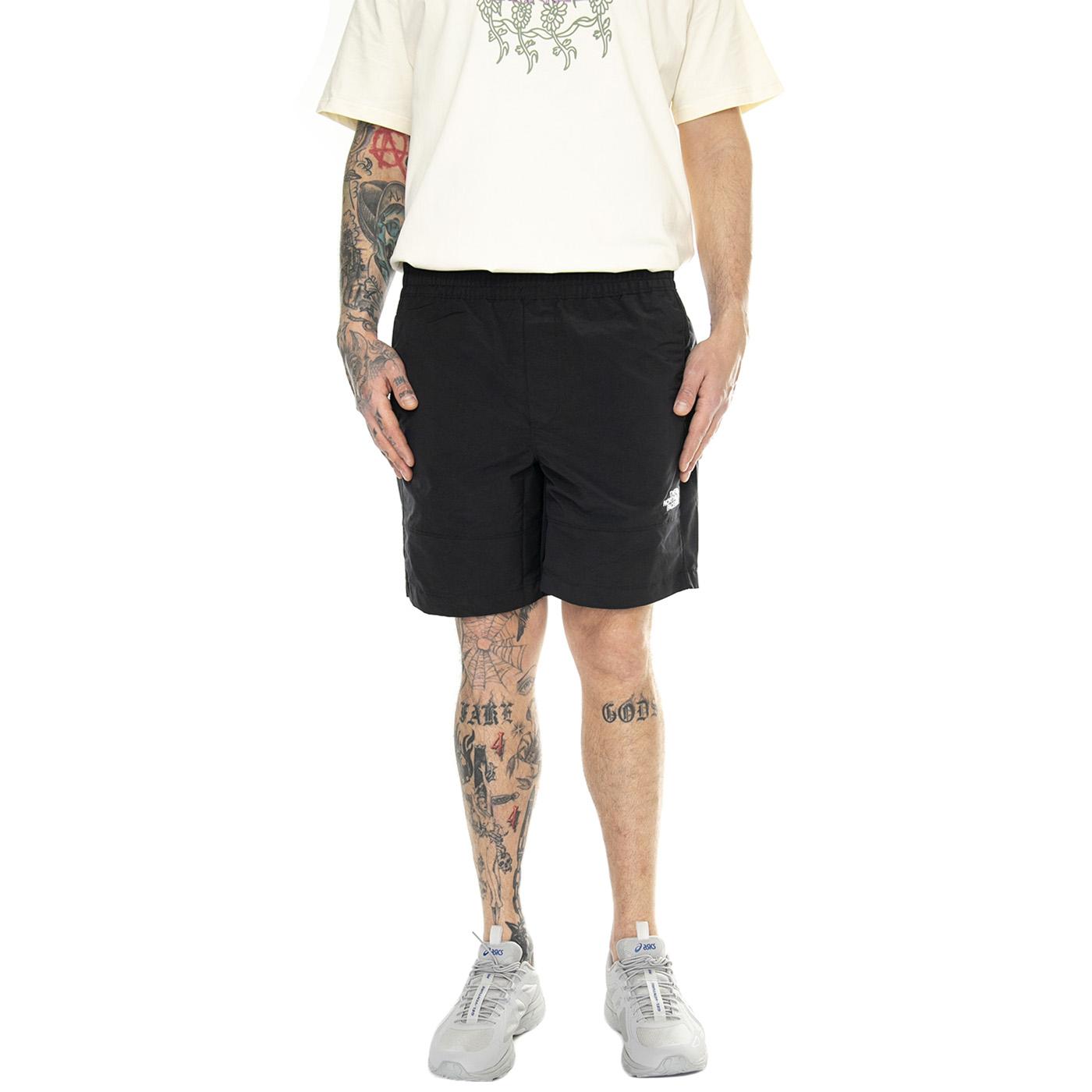 M TNF Easy Wind Short TNF Black - Bermuda Uomo Neri NF0A8768JK31  THE NORTH FACE 
