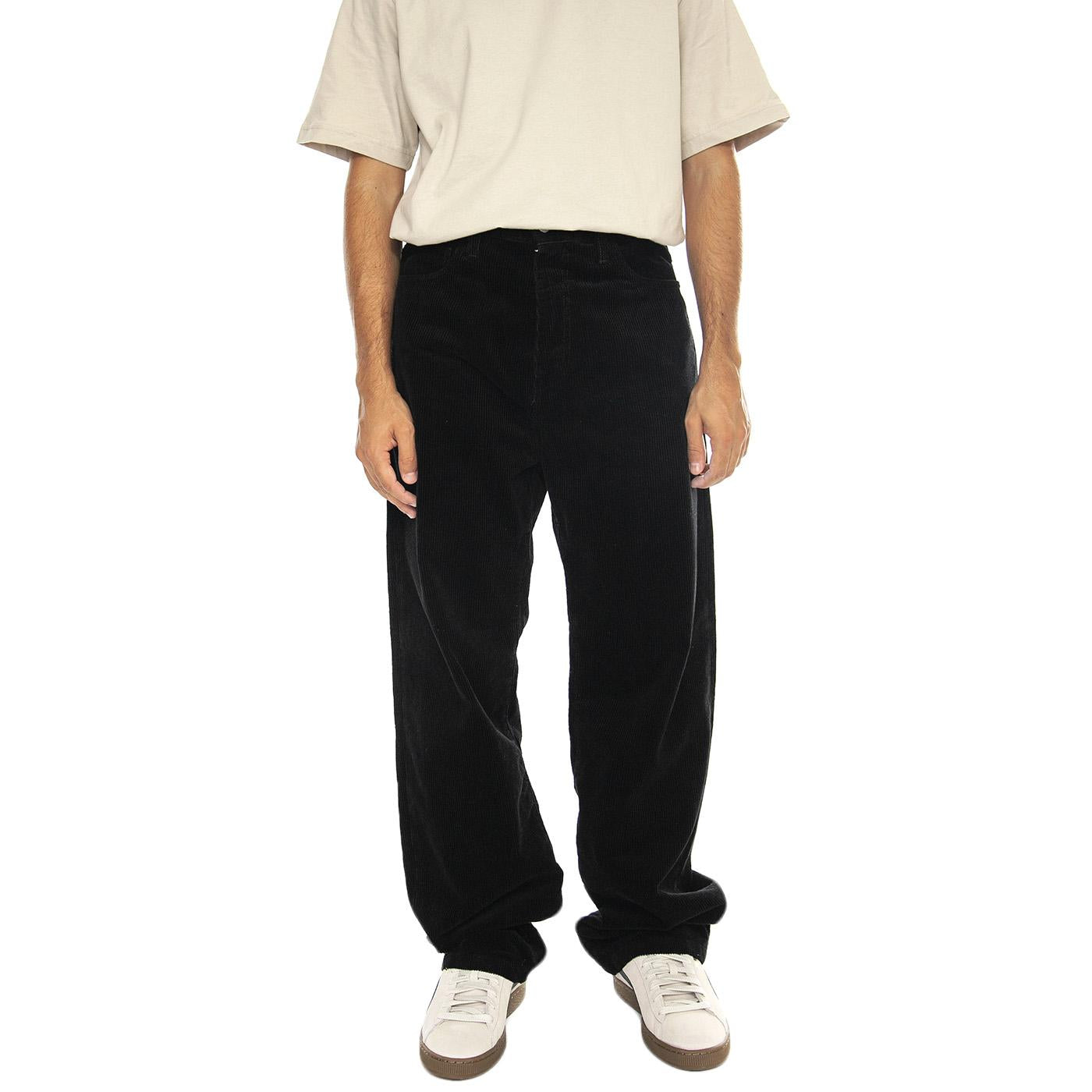 Landon Pant Black rinsed - Pantaloni Uomo Neri I032297.8902  CARHARTT WIP 