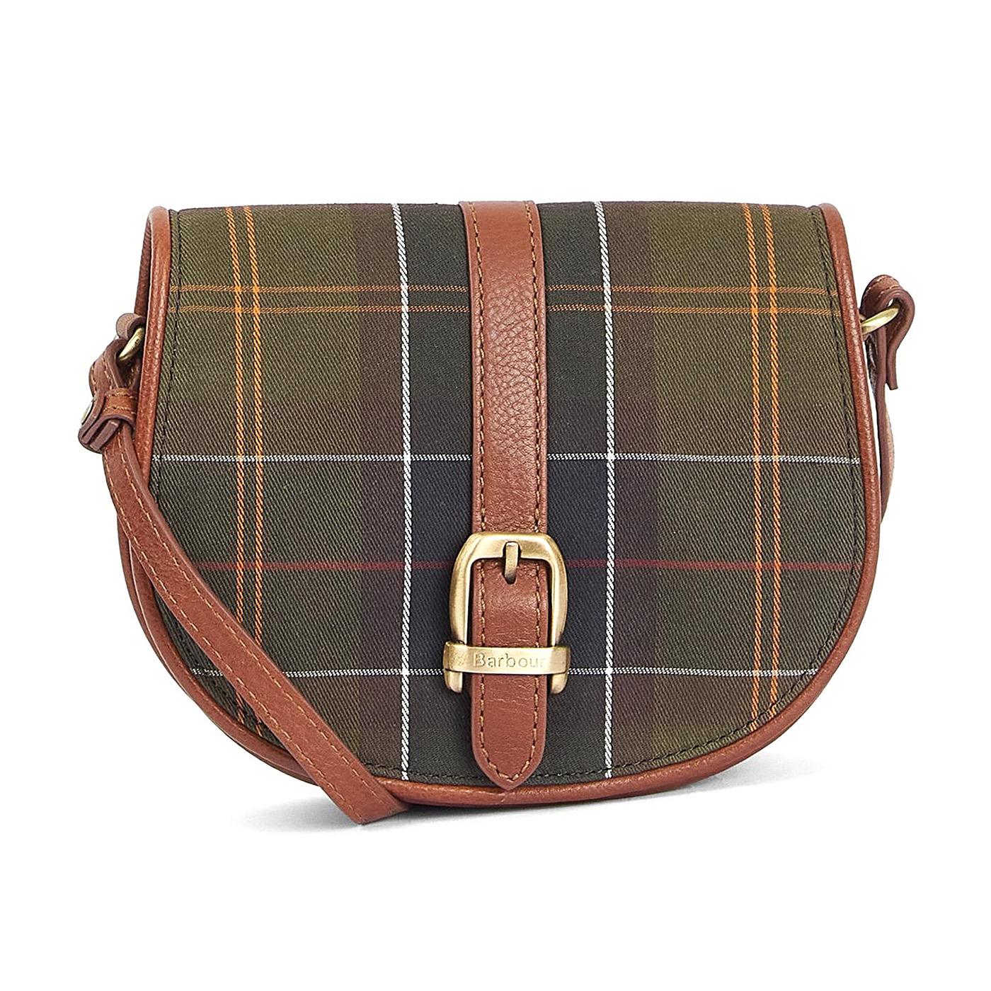 Katrine Tartan Leather Tote Bag - Borsa Tartan Multicolore LBA0386-TN11  BARBOUR 