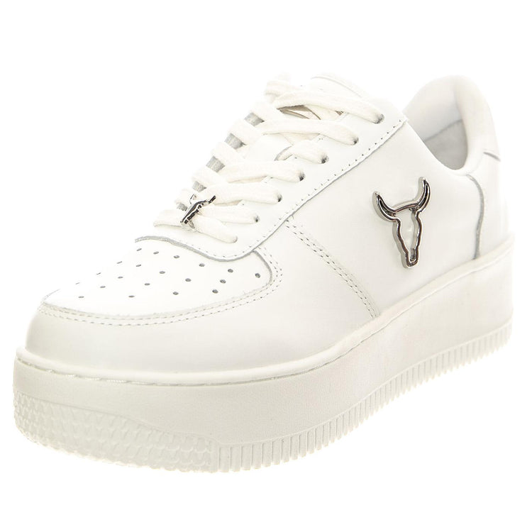 Rise White / Silver Brave 3D White - Scarpe Donna Bianche WSPRISE-WHISIL  WINDSOR SMITH 