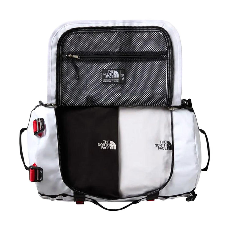 Base Camp Duffell - S - White / Black / Elevation Red - Borsone da Viaggio Bianco NF0A52ST FIT1 THE NORTH FACE 