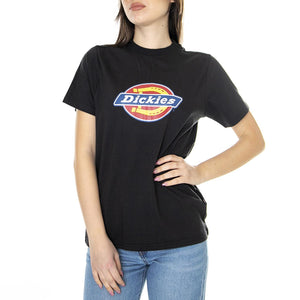 W' Icon Logo Tee Black - Maglietta Girocollo Donna Nera DK0A4XCABLK1  DICKIES 