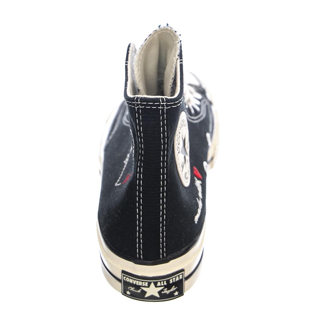 Chuck 70 - Scarpe Stringate Profilo Alto Uomo Nere / Black / Egret / Black US 6 171118C-374  CONVERSE 